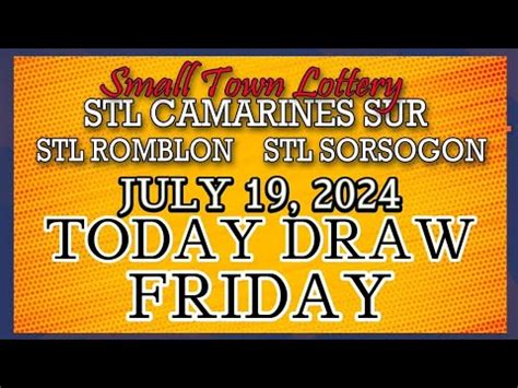 stl odiongan romblon result today